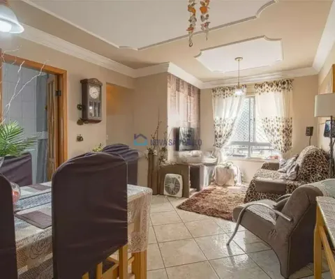 Apartamento 60 m² , 2 dormitórios, 2 vagas de garagem demarcadas