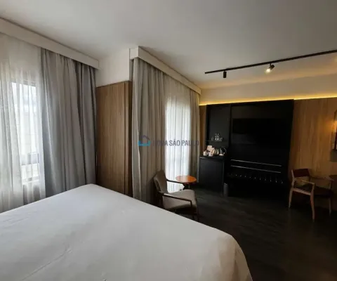 Flat com 1 quarto à venda na Alameda Santos, --, Cerqueira César, São Paulo