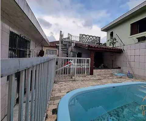 Casa com 4 dormitórios à venda, 275 m² por r$ 635.000,00 - bom retiro - santos/sp