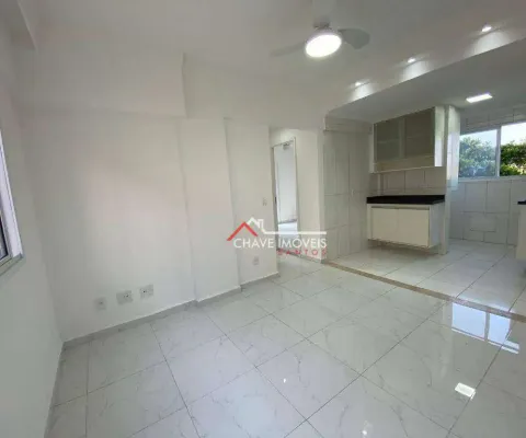 Apartamento com 2 dormitórios à venda, 60 m² por r$ 430.000,00 - aparecida - santos/sp