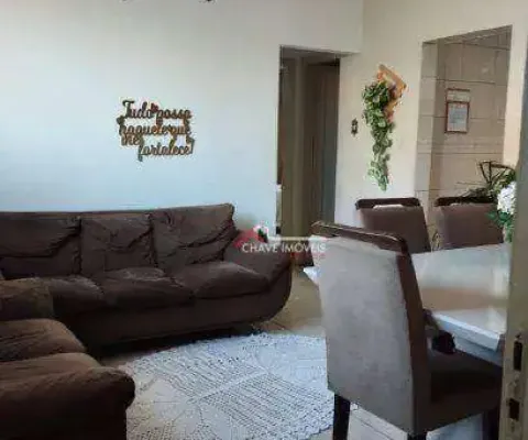 Apartamento com 2 dormitórios à venda, 95 m² por r$ 300.000,00 - macuco - santos/sp