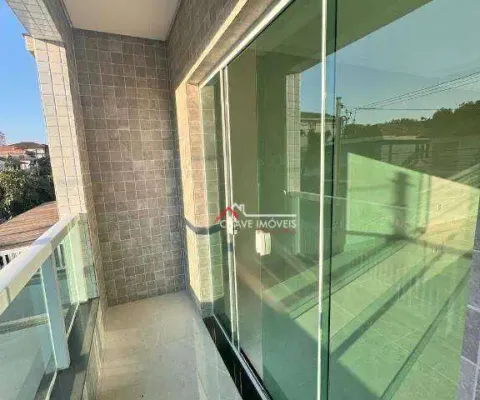 Casa duplex nova com 3 dormitórios à venda, 134 m² por r$ 890.000 - aparecida - santos/sp