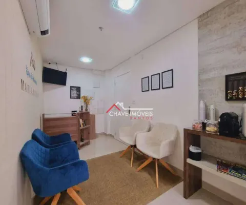 Sala comercial com 1 sala para alugar na Avenida Ana Costa, Gonzaga, Santos
