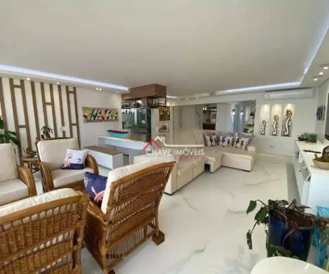 Apartamento à venda, 200 m² por r$ 2.130.000,00 - aparecida - santos/sp
