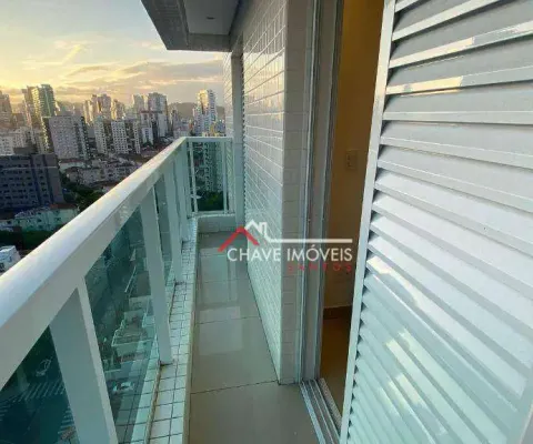 Apartamento para venda 57m², 2 dormitórios, 1 vaga demarcada - bairro: embaré em santos/sp