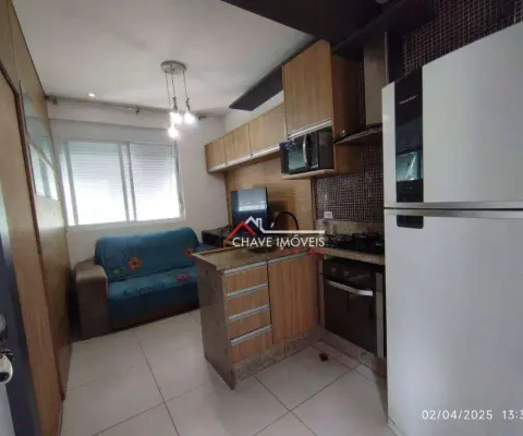 Studio com 1 dormitório à venda, 39 m² por r$ 340.000,00 - embaré - santos/sp