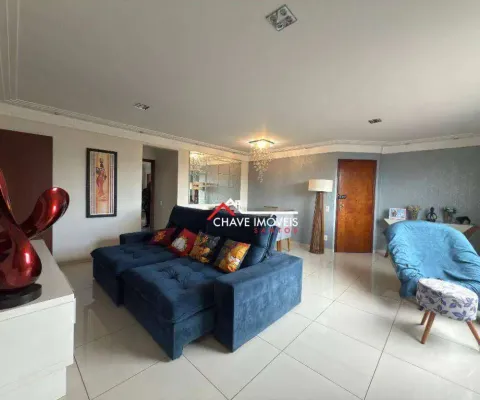 Apartamento com 3 dormitórios à venda, 118 m² por r$ 900.000,00 - embaré - santos/sp