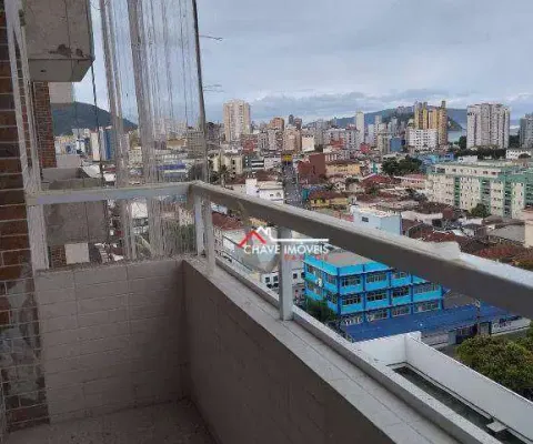 Apartamento com 1 dormitório à venda, 44 m² por r$ 329.000,00 - parque bitaru - são vicente/sp