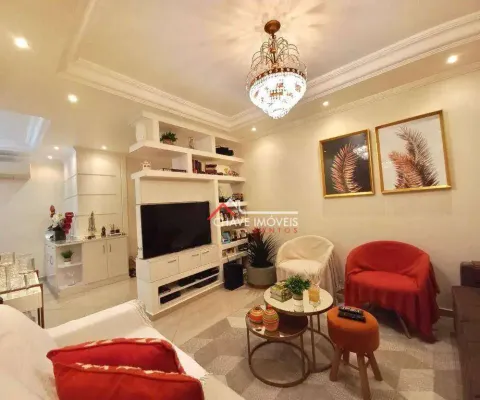 Apartamento com 2 dormitórios à venda, 120 m² por r$ 850.000,00 - pompéia - santos/sp