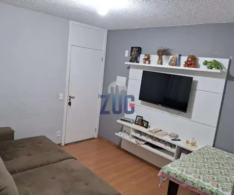 Apartamento à venda em campinas, loteamento parque das águas, com 2 quartos, com 44 m²