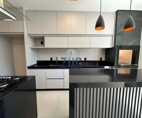Casa à venda em paulínia, vila monte alegre, com 3 suítes, com 137.42 m², terras da estância