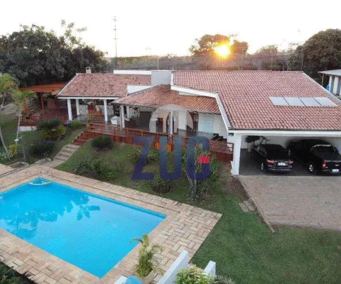 Chácara à venda em indaiatuba, lagos de shanadu, com 3 suítes, com 5200 m²