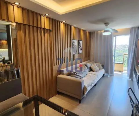 Apartamento à venda em paulínia, balneário tropical, com 3 quartos, com 80 m²