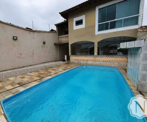 Sobrado à venda com 6 quartos no bairro nova itanhaém (praia)