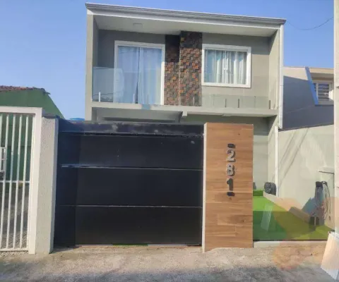 Sobrado com 3 dormitórios à venda, 100 m² por r$ 630.000,00 - parque da fonte - são josé dos pinhais/pr