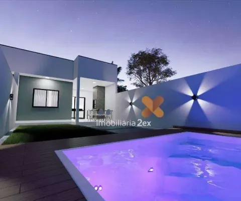 Casa com 3 dormitórios à venda, 75 m² por r$ 565.000,00 - balneário costa azul - matinhos/pr