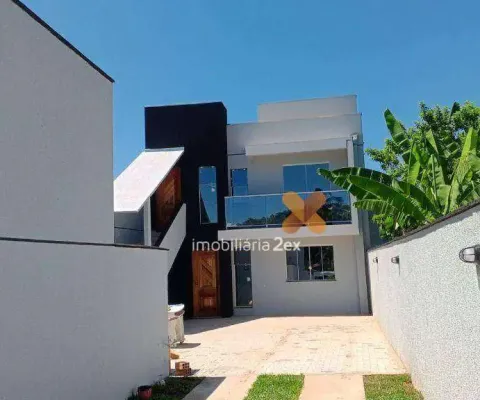 Casa com 3 dormitórios à venda, 67 m² por r$ 330.000,00 - brejatuba - guaratuba/pr