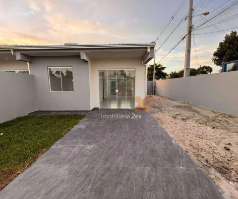 Casa com 2 dormitórios à venda, 50 m² por r$ 279.000,00 - primavera - pontal do paraná/pr