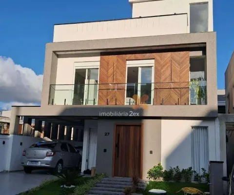 Sobrado com 3 dormitórios à venda - santa cândida - curitiba/pr