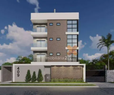 Apartamento com 2 dormitórios à venda, 60 m² por r$ 358.000,00 - emiliano perneta - pinhais/pr