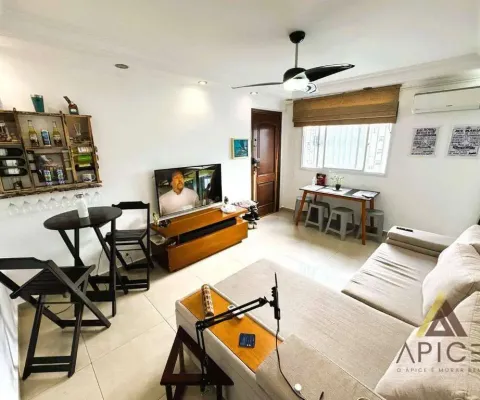 Apartamento à venda, 70 m² por r$ 455.000,00 - boqueirão - santos/sp