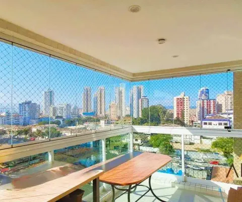 Apartamento com 3 dormitórios para alugar, 120 m² por r$ 11.000,00/mês - ponta da praia - santos/sp