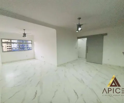 Apartamento com 3 dormitórios para alugar, 125 m² por r$ 4.200,00/mês - itararé - são vicente/sp