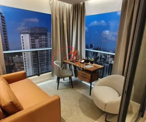 Apartamento para locação em pinheiros com 46m², 1 quarto e 1 vaga de garagem - próx. da estação fra