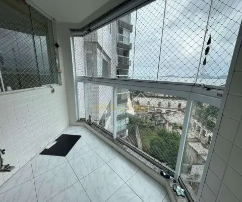 Apartamento vista mar - 2 quartos - aparecida - santos