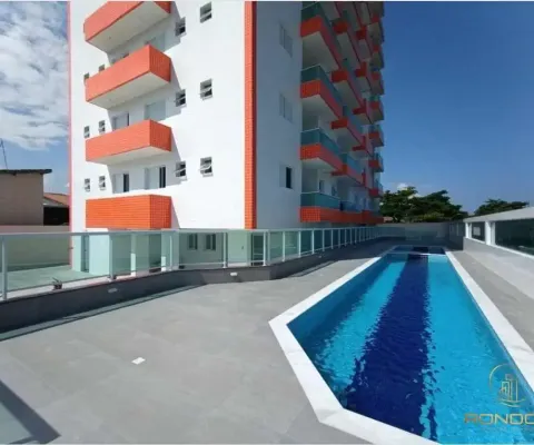 Apartamento com 2 dormitórios, sendo 1 suíte no suarão em itanhaém / sp
