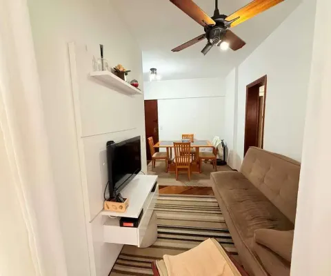 Apartamento mobiliado com 2 dormitórios para locação em santos