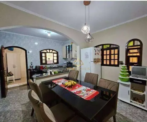 Sobrado com 3 dormitórios à venda, 201 m² por r$ 450.000,00 - vila nova mauá - mauá/sp