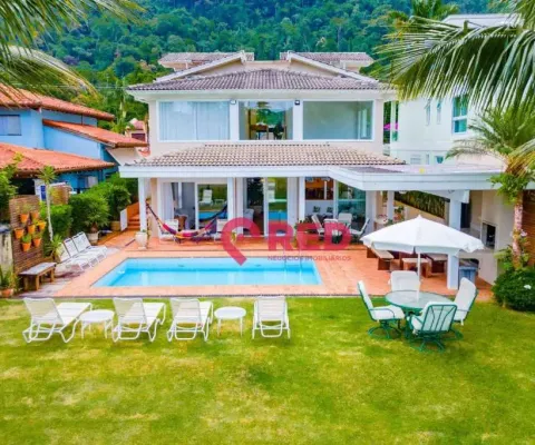 Casa com 5 quartos para alugar, 286 m² por r$ 30.000/mês - condomínio costa verde tabatinga - caraguatatuba/sp
