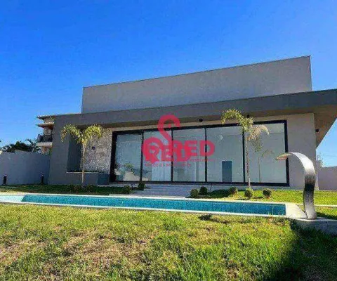 Casa com 3 dormitórios à venda, 326 m² por r$ 2.400.000,00 - residencial jardim barra do cisne i - americana/sp