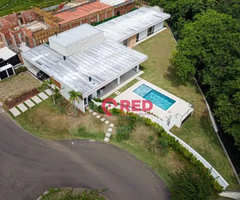 Casa fundo mata com 4 quartos à venda, 380 m² por r$ 4.100.000 - condomínio xapada parque ytu - itu/sp