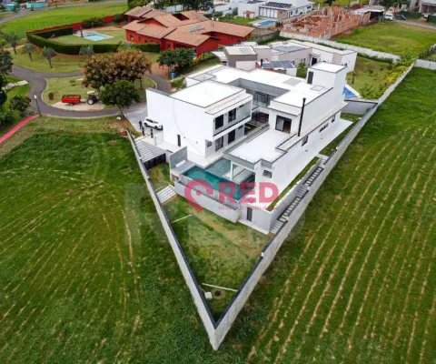 Casa com 5 dormitórios à venda, 600 m² por r$ 7.900.000,00 - condominio serra azul 1 - itupeva/sp
