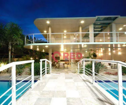 Sobrado com 6 dormitórios à venda, 800 m² por r$ 31.240.000,00 - praia de juquehy - são sebastião/sp