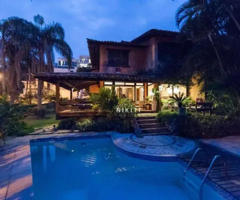Casa com 5 dormitórios à venda, 380 m² por r$ 5.700.000,00 - camboinhas - niterói/rj