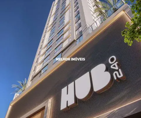Hub 240 - apartamento em construção com 02 dormitórios sendo 01 suíte e 01 vaga de garagem a venda em balneário perequê, porto belo-sc