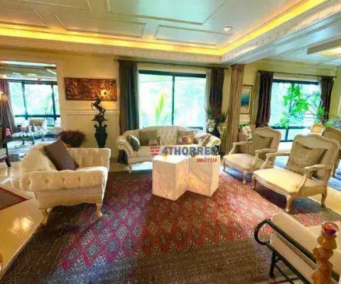 Apartamento com 4 dormitórios, 340 m² - venda por r$ 3.700.000,00 ou aluguel por r$ 31.650,00/mês - jardim vitória régia - são paulo/sp