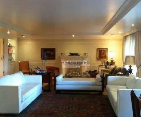 Apartamento com 4 dormitórios à venda, 450 m² por r$ 3.000.000,00 - real parque - são paulo/sp