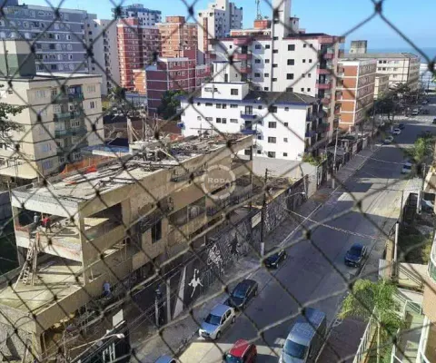 Excelente apartamento de 1 dormitório suíte mobiliado com sacada de frente a 300 metros da praia na vila tupi em praia grande