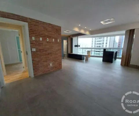 Apartamento com lazer próximo da praia a venda em santos, localizado no bairro do boqueirão.