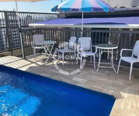 Cobertura à venda – 2 dormitórios | piscina e churrasqueira privativas | 3 banheiros | 1 vaga | embaré.
