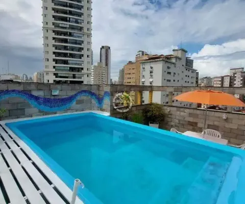 Cobertura com 3 dormitórios à venda, 270 m² - josé menino - santos/sp