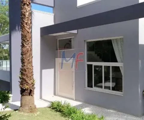 Ref 13.423 excelente casa assobradada localizado no condominio 5 em arujá,  560 m² a.c, 597 m² a.t, 4 dorms, 4 suítes, 9 vagas de garagem.