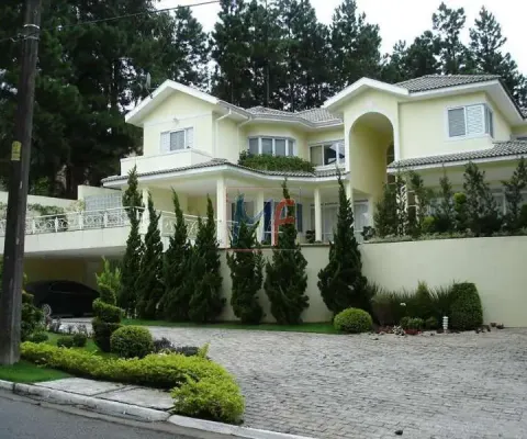 Excelente  casa em condomínio fechado  residencial morada das estrelas (aldeia da serra), com  4 suítes, 13 vagas e 415 m² a.c. ! ref 13,272