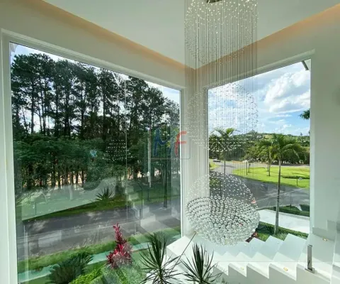 Excelente casa de alto padrão em cond. fechado em itu/sp, com 1600 m² a.c., 6732 m² a.t., 7 dormitórios (5 suítes), lazer completo (ref 18.912)