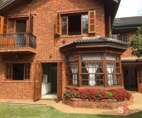 Ref 16.282 linda casa em  condomínio fechado  , 568 m²  a.u. , mairiporã ,4 suítes, sala 3 ambientes, lareira, piscina, área gourmet e 3 vagas.