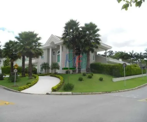 Ref 9.553 - lindíssima casa no condomínio fechado - residencial tamboré 1 , com  4 dorms, ( 4 suítes), 6 vagas, 600 m a.c. terreno 1.300 m2